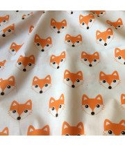 Ткань хлопок Лисички рыжие