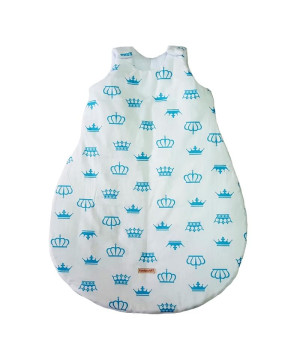 Спальный мешок для новорожденных "Короны голубые" 