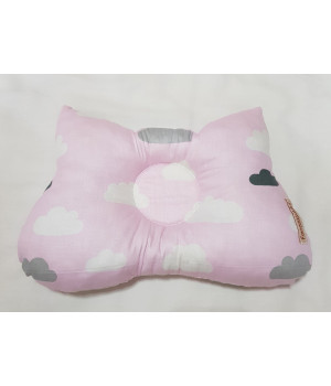 Ортопедическая подушка для недоношенного ребенка "Облачка-котик"