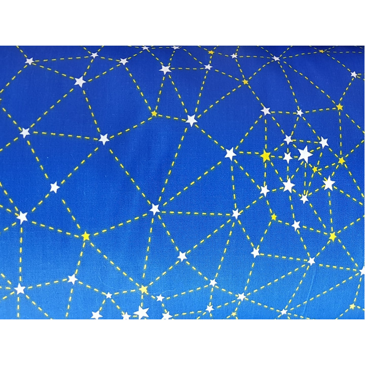 Ткань хлопок Звездное небо с созвездиями